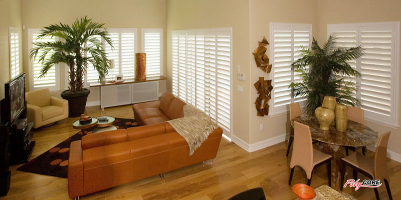 PolyCore Plantation Shutters