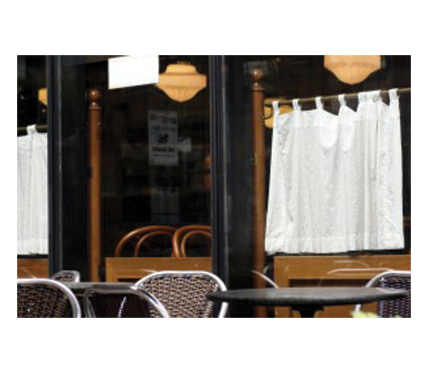 cafe shutters and curtains