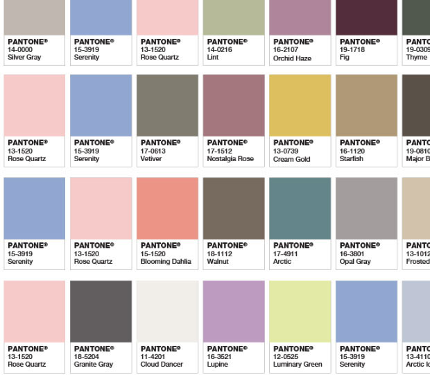 pantone colors of the year 2016