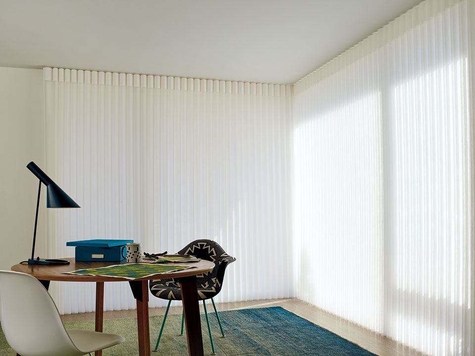 home office window treatments