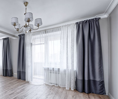 custom silk drapes