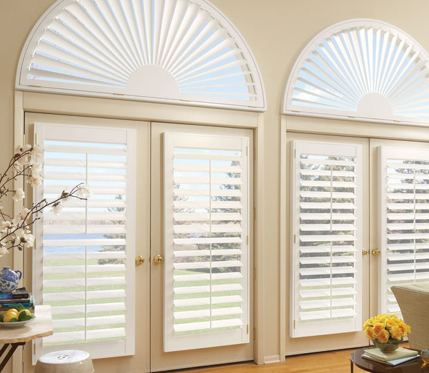 Arch Shutters from Strickland's Home