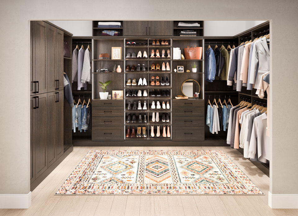 custom closets by Stricklands Home