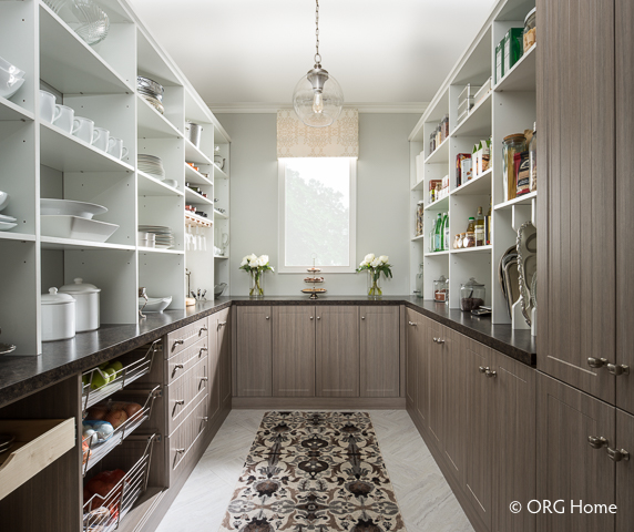 a beautiful, organized pantry