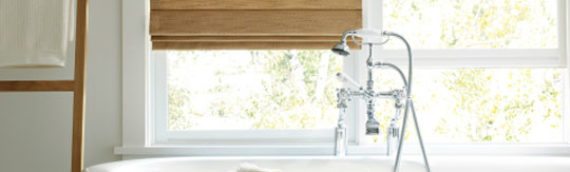 The Waterproof Roman Shade: Perfect Window Treatment for Bathrooms