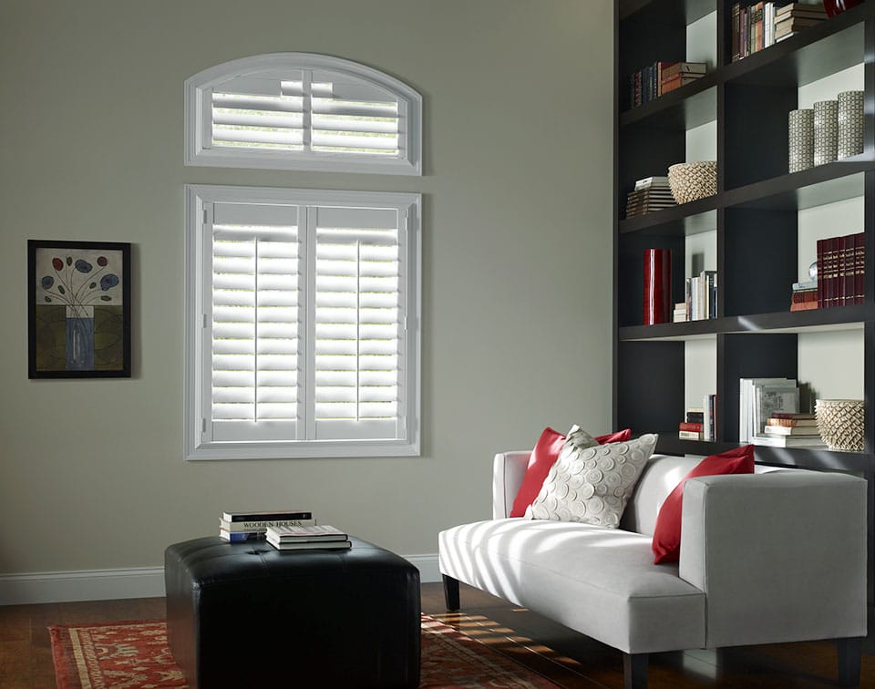 Strickland's Home for eyebrow window treatments