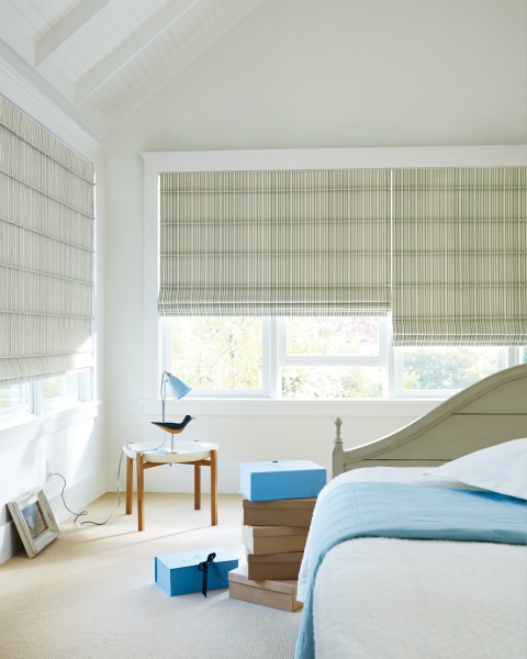 Roman Shades with EasyRise™ cord loop by Hunter Douglas