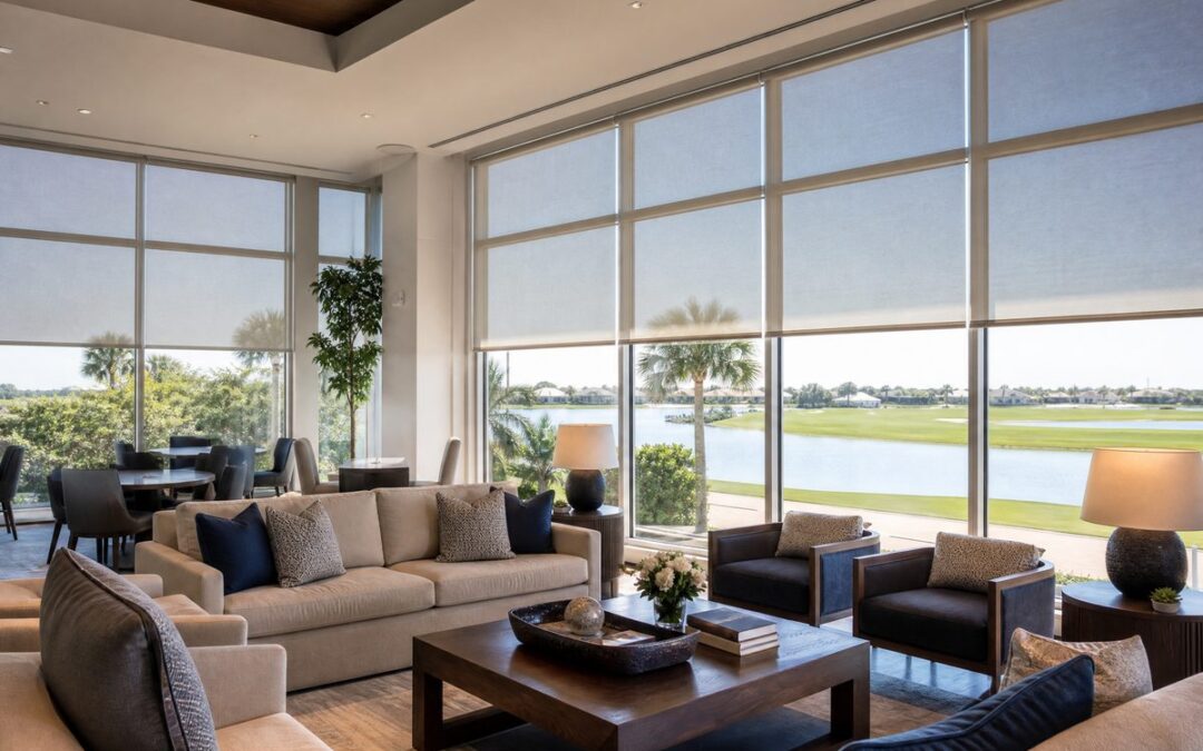 Barefoot Resort Commercial Window Coverings: ICW Glare, Salt Air, and HOA-Smart Picks for April