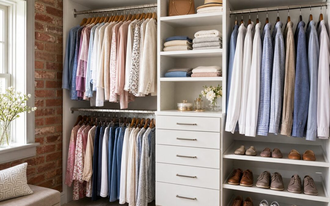 Pine Valley & Long Leaf Hills Master Closets: April Guide from Strickland’s Home