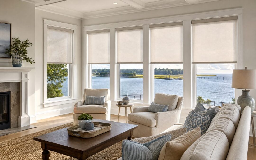 Automated Window Treatments for Southport Waterfront Homes
